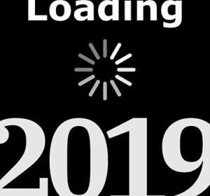 Loading screen with year 2019 text.